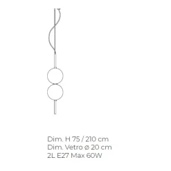 Viadurini Vetro di Venezia Murano Lampen|Moderne Pendelleuchten-Handgefertigte Pendelleuchte aus mundgeblasenem Venedig-Glas - Jupiter