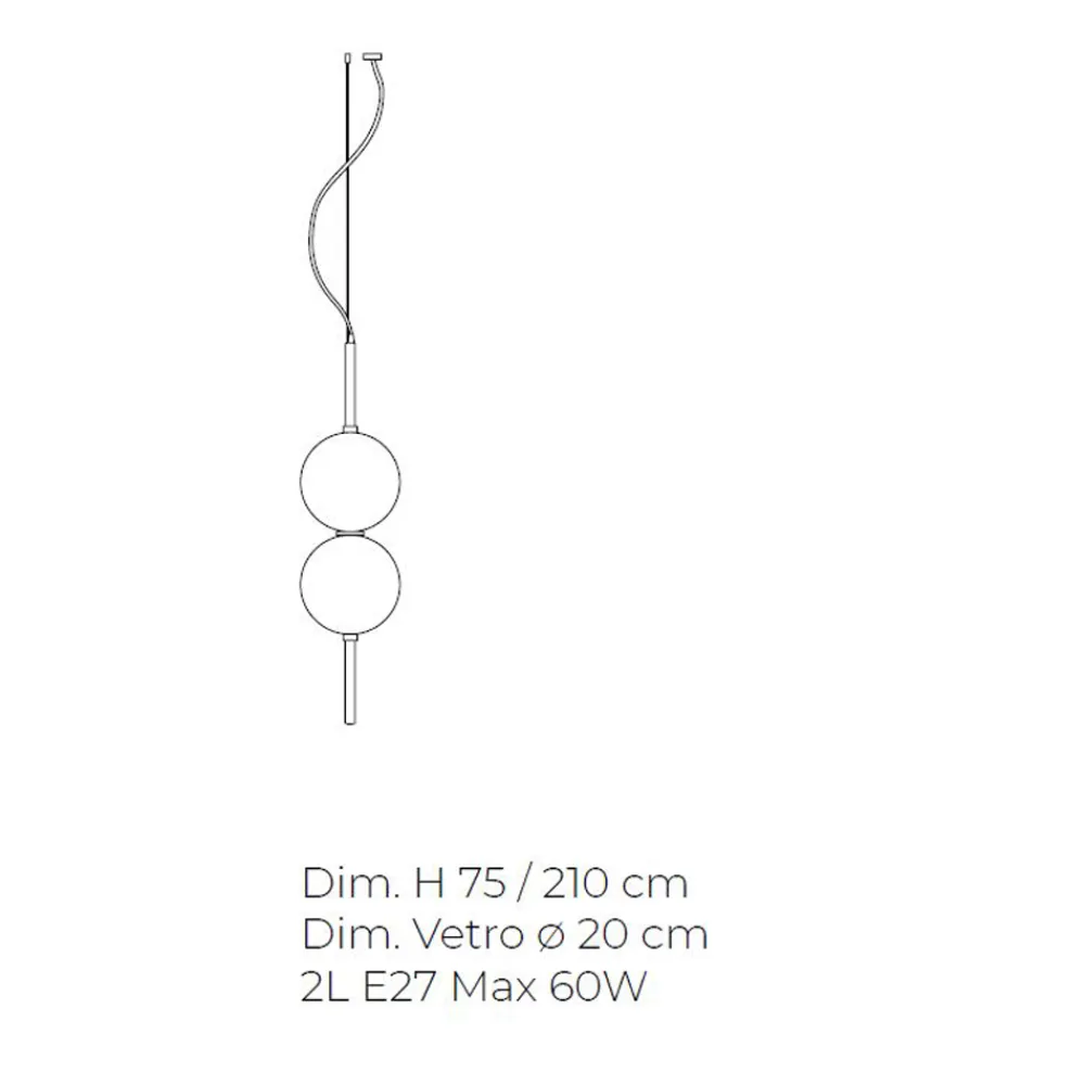 Viadurini Vetro di Venezia Murano Lampen|Moderne Pendelleuchten-Handgefertigte Pendelleuchte aus mundgeblasenem Venedig-Glas - Jupiter