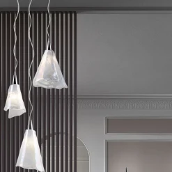 Viadurini Vetro di Venezia Murano Lampen|Moderne Pendelleuchten-Handgefertigte venezianische Hängelampe aus mundgeblasenem Glas - Chrystal