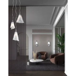 Viadurini Vetro di Venezia Murano Lampen|Moderne Pendelleuchten-Handgefertigte venezianische Hängelampe aus mundgeblasenem Glas - Chrystal