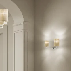 Viadurini Lighting Moderne Wandleuchten-Handgefertigte Wandlampe aus venezianischem Glas Made in Italy - Graham