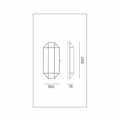 Il Fanale Vintage Wandleuchten-Handgefertigte Wandlampe aus Glas und Messing 1 oder 2 Lichter - Bound von