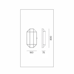 Il Fanale Vintage Wandleuchten-Handgefertigte Wandlampe aus Glas und Messing 1 oder 2 Lichter - Bound von