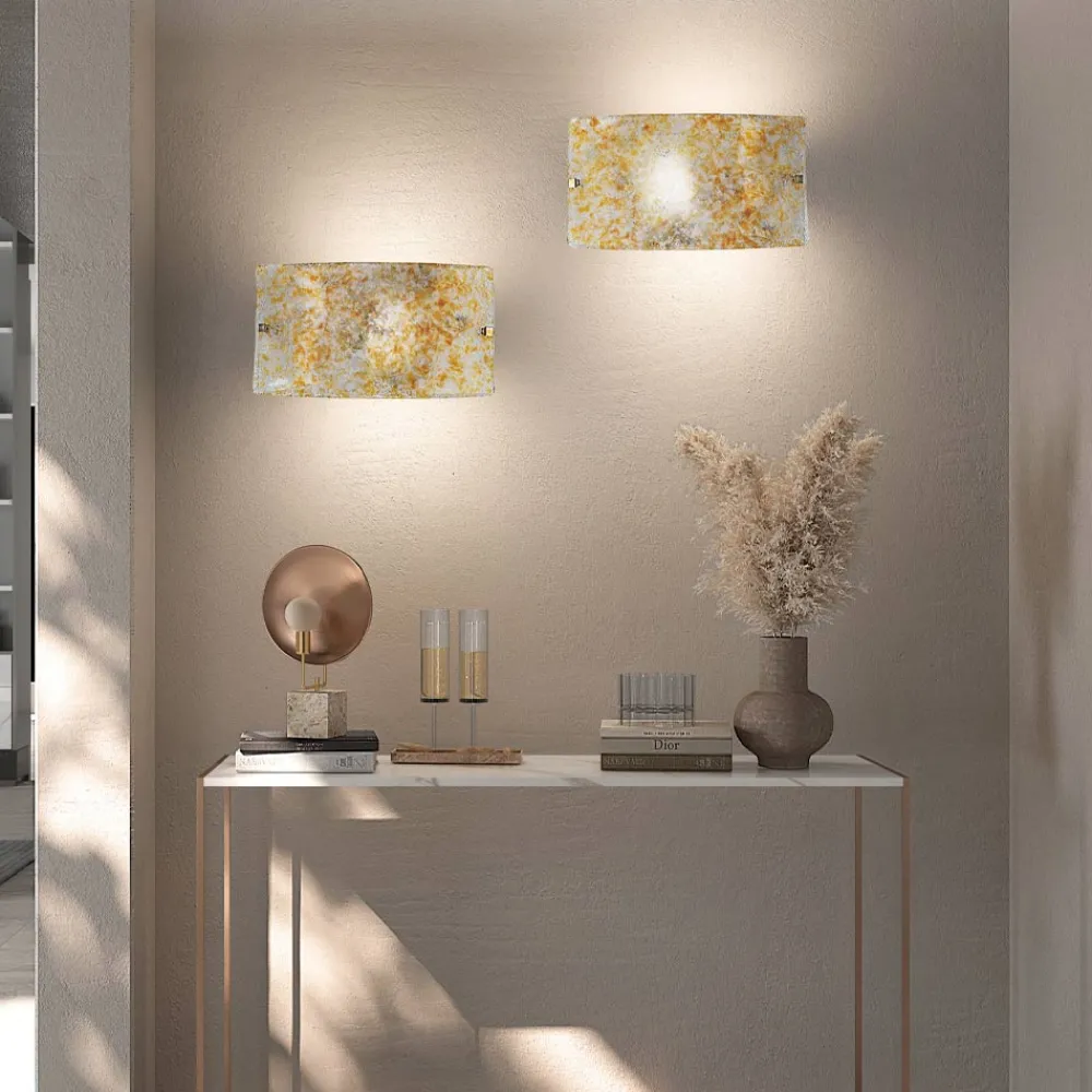 Viadurini Vetro di Venezia Murano Lampen|Moderne Wandleuchten-Handgefertigte Wandlampe aus geblasenem und verziertem venezianischem Glas - Mary