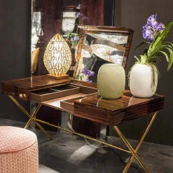 Viadurini Living Deko Vasen-Handgefertigte weiße oder graue glänzende Glasvase Made in Italy - Malindi