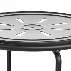 Viadurini in the Garden Outdoor Hocker-Handgefertigter Gartenhocker aus Eisen mit Fußstütze Made in Italy - Sireo