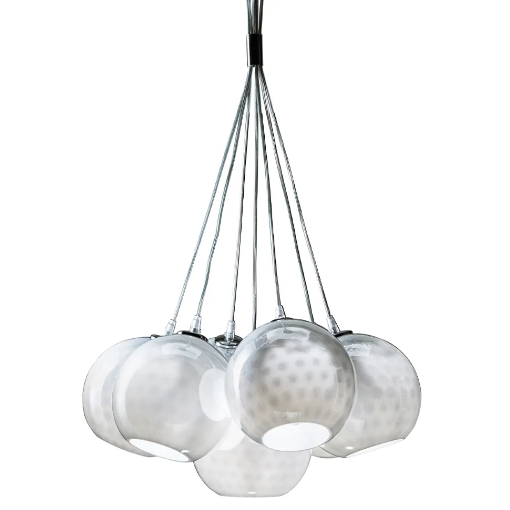 Viadurini Vetro di Venezia Murano Lampen|Moderne Kronleuchter-Handgefertigter Kronleuchter aus Venedig Glas und Metall - Bolle Balloton