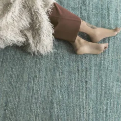 Viadurini Carpets Teppiche-Handgefertigter Teppich gewebt in Indien Hochwertige Wolle und Bambusseide - Anella