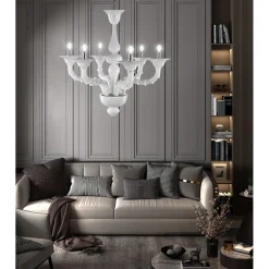 Viadurini Vetro di Venezia Klassische Kronleuchter-Handgefertigter venezianischer Kronleuchter aus mundgeblasenem Glas im klassischen Stil - Vanity