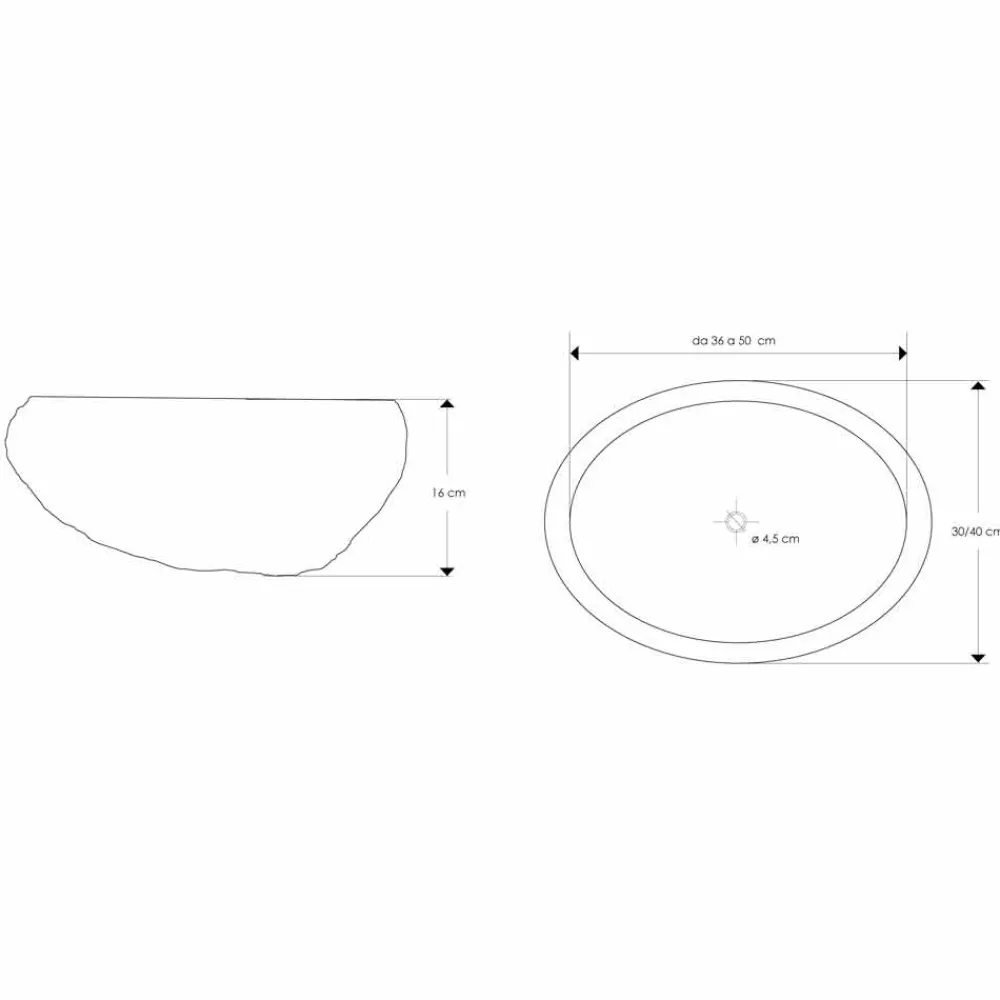 Viadurini Bathroom Steinwaschbecken-Handgefertigtes Arbeitsplattenwaschbecken in Pietra di Fiume - Aurea