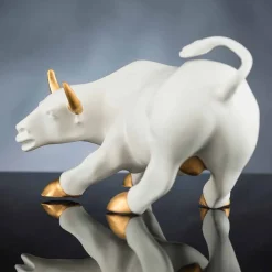 Viadurini Living Deko Artikel Und Wohnaccessoires-Handgefertigtes Keramik Ornament in Bull-Form Made in Italy - Bulino