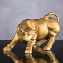 Viadurini Living Deko Artikel Und Wohnaccessoires-Handgefertigtes Keramik Ornament in Bull-Form Made in Italy - Bulino