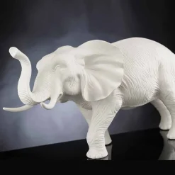 Viadurini Living Deko Artikel Und Wohnaccessoires-Handgefertigtes Keramikornament in Elefantenform Made in Italy - Fante
