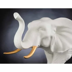 Viadurini Living Deko Artikel Und Wohnaccessoires-Handgefertigtes Keramikornament in Elefantenform Made in Italy - Fante
