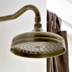 Viadurini Taps Duschsäulen-Handgefertigtes Messing-Duschkopfset im klassischen Stil - Miriano