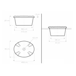 Viadurini Bathroom Vintage Waschbecken-Handgegossenes Vintage-Porzellanwaschbecken mit Blumen, hergestellt in Italien – Barbera