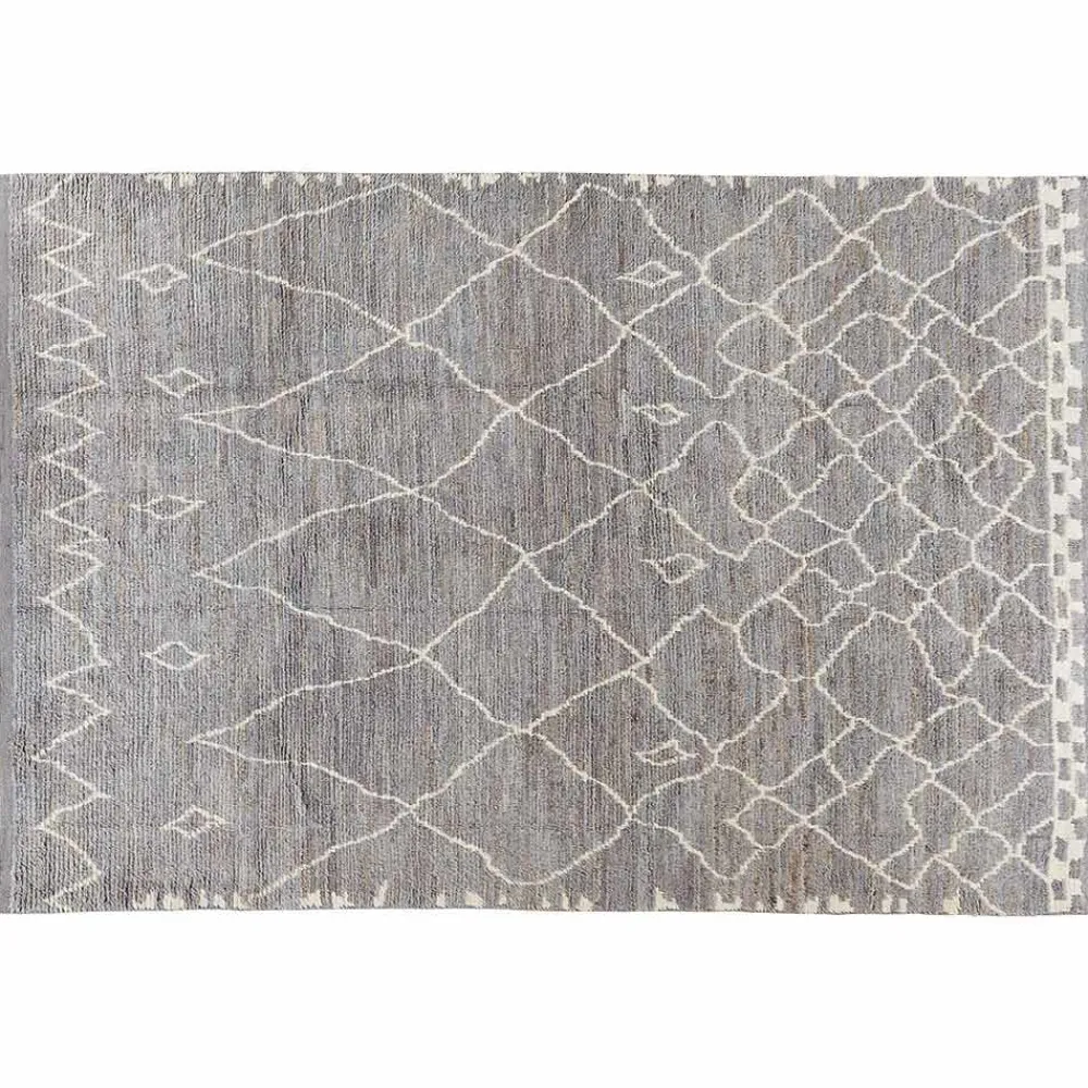 Viadurini Carpets Teppiche-Handgeknüpfter Langflor-Wollteppich in der Türkei - Benedetta