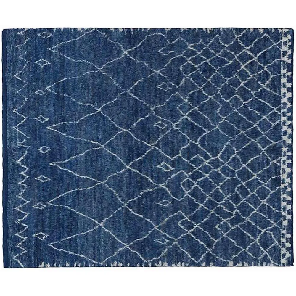 Viadurini Carpets Teppiche-Handgeknüpfter Langflor-Wollteppich in der Türkei - Benedetta