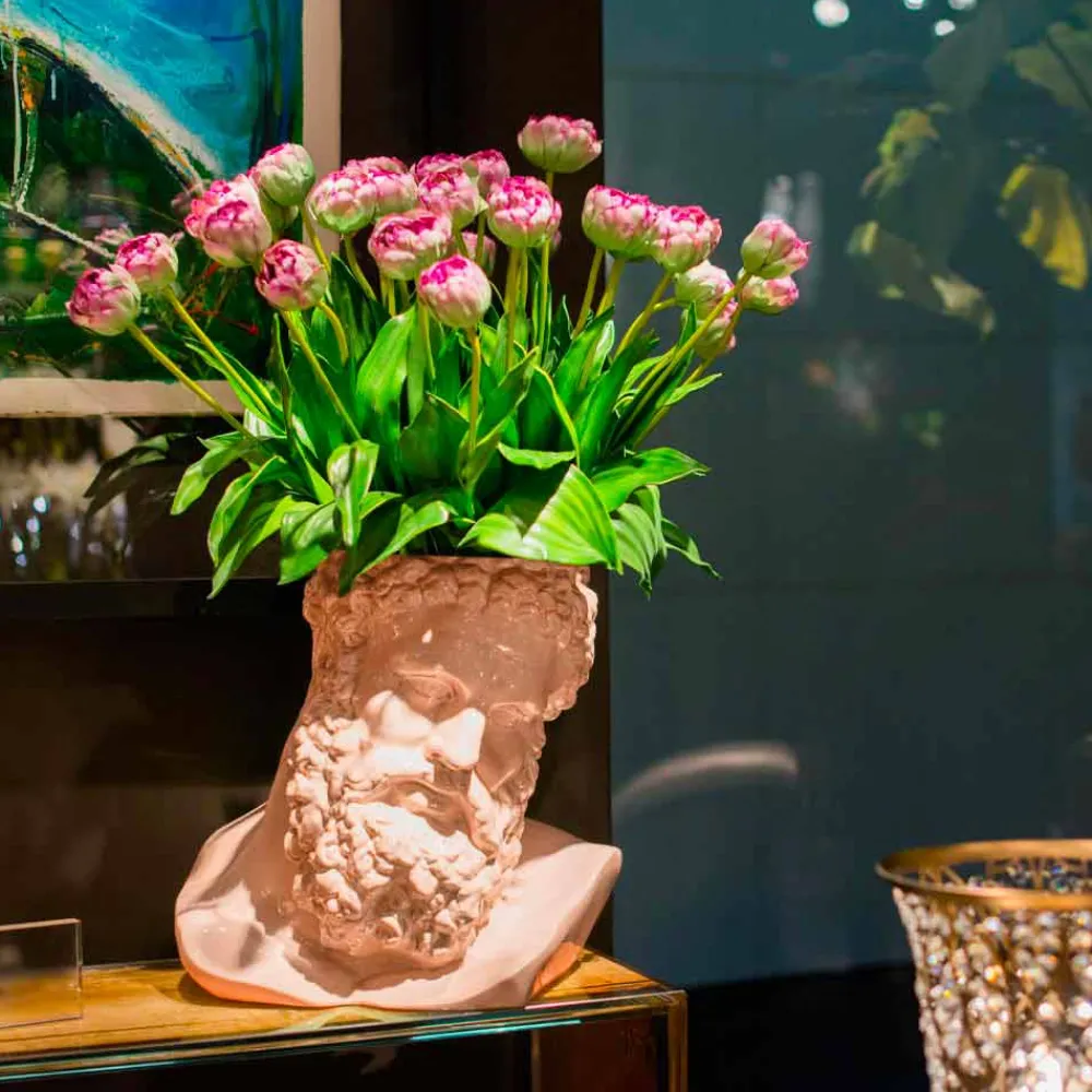 Viadurini Living Deko Vasen-Handgemachte dekorative Vase aus farbiger Keramik Made in Italy - Maciste