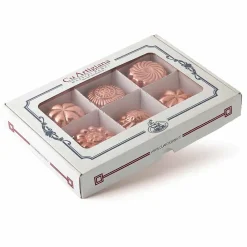 Viadurini Kitchen Küchenzubehör-Handgemachte Kuchenformen aus verzinntem Kupfer gemischtes Design 6 Stück - Giandaniele