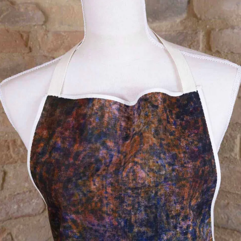 Viadurini by Marchi 1633 Küchen Schürzen-Handgemachte Schürze Handgemachter Druck Einzigartiges Stück aus Baumwolle - Viadurini von Marchi