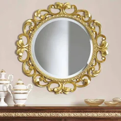 Viadurini Classic Wandspiegel-Handgemachter hölzerner Wandspiegel hergestellt in Italien Riccardo