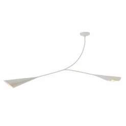 Viadurini Lighting Moderne Kronleuchter-Handgemachter Kronleuchter aus weiß lackiertem Stahl Hergestellt in Italien - Elica