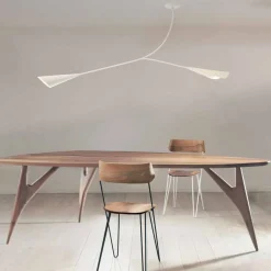 Viadurini Lighting Moderne Kronleuchter-Handgemachter Kronleuchter aus weiß lackiertem Stahl Hergestellt in Italien - Elica