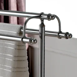 Viadurini Bathroom Badetuchhalter-Handtuchhalter aus Messing im Vintage-Stil Made in Italy - Umaima