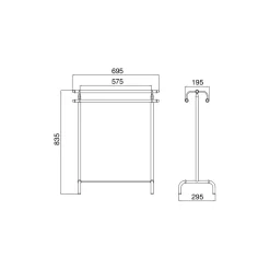 Viadurini Bathroom Badetuchhalter-Handtuchhalter aus Messing im Vintage-Stil Made in Italy - Umaima