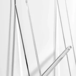 Viadurini Bathroom Badetuchhalter-Handtuchhalter Leiter in transparentem Plexiglas Design 2 Höhen - Trockner