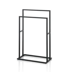 Viadurini Bathroom Badetuchhalter-Handtuchhalter mit zwei Metallstangen - Immer