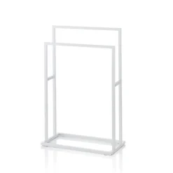 Viadurini Bathroom Badetuchhalter-Handtuchhalter mit zwei Metallstangen - Immer