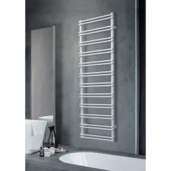 Viadurini Radiators Handtuchheizkörper Elektrisch-Handtuchwärmer mit elektrischem System aus Kohlenstoffstahl – Praline