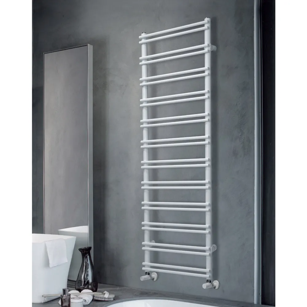 Viadurini Radiators Hybrid Heizkörper-Handtuchwärmer mit gemischtem System aus Kohlenstoffstahl – Praline