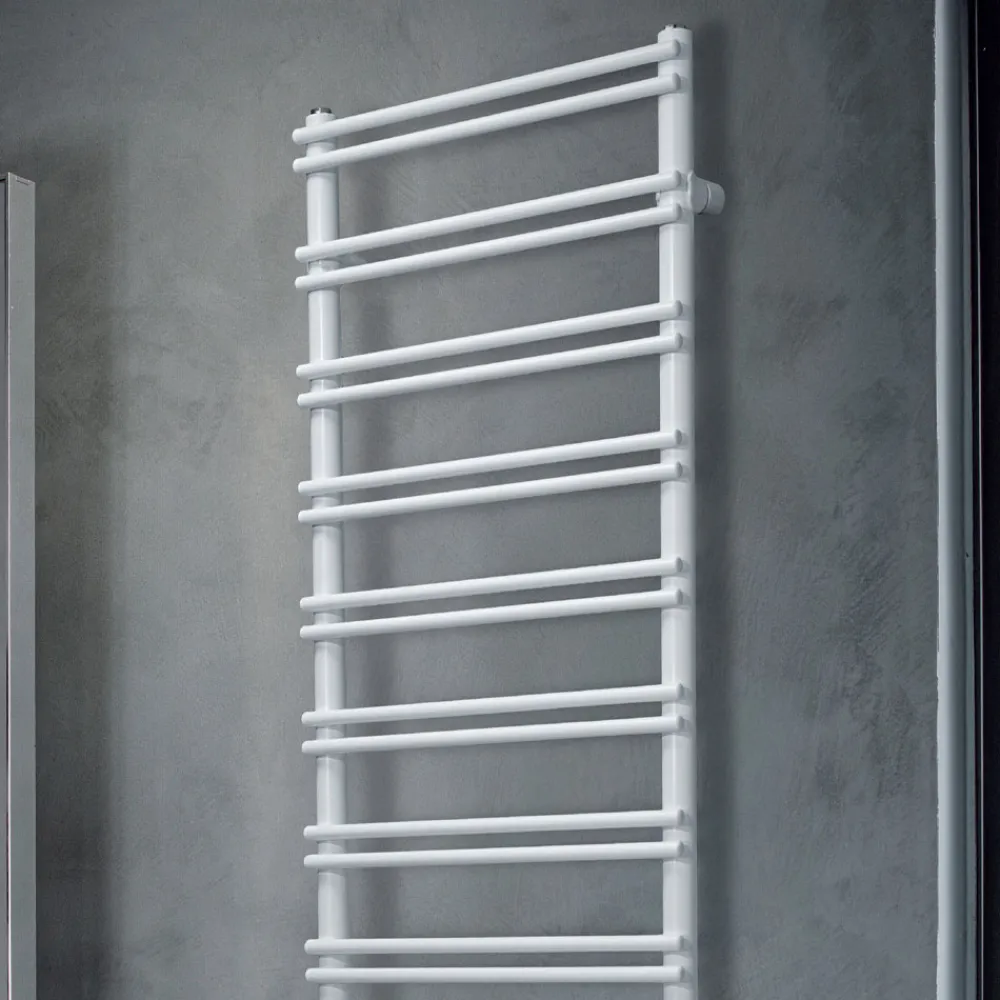 Viadurini Radiators Hybrid Heizkörper-Handtuchwärmer mit gemischtem System aus Kohlenstoffstahl – Praline