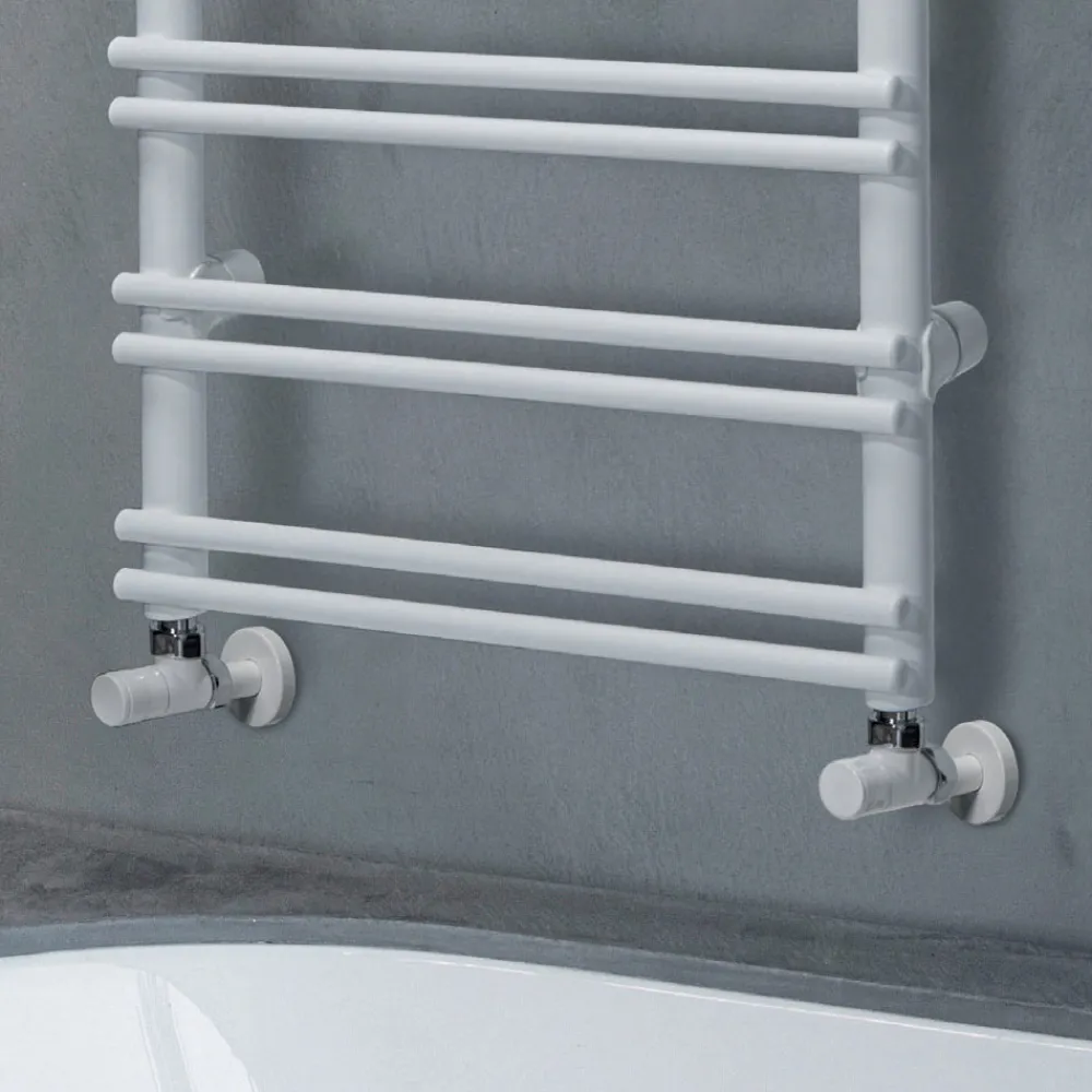 Viadurini Radiators Hybrid Heizkörper-Handtuchwärmer mit gemischtem System aus Kohlenstoffstahl – Praline