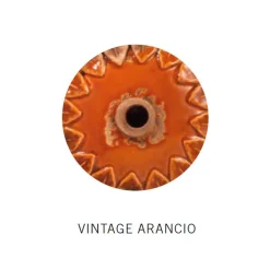 Ferroluce Pendelleuchte Industrial-Handwerkliche und industrielle Pendelleuchte aus Keramik und Eisen - Industriell