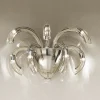 Viadurini Lighting Moderne Wandleuchten-Handwerkliche Wandlampe aus venezianischem Glas und Metall Made in Italy - Jason