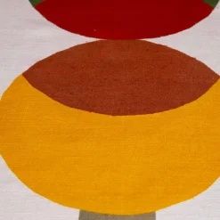 Viadurini by Marchi 1633 Runner-Hanf Tischdecke Runner of Italian Craftsmanship Einzigartiges Stück handbemalt