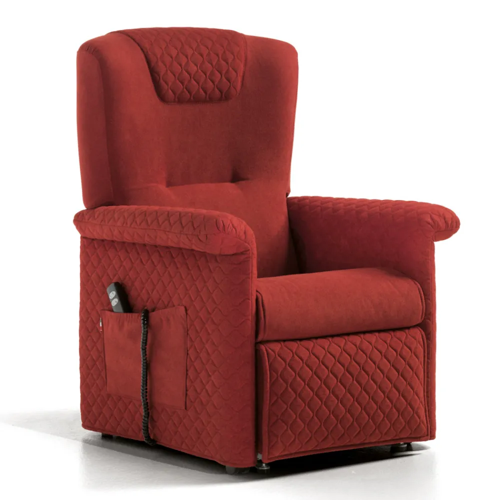 Viadurini Living Aufstehsessel Und Massagesessel-Hebestuhl mit 2 Motoren und Hebe-/Entspannungs-/Bettfunktionen, hergestellt in Italien – Giorgia