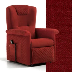 Viadurini Living Aufstehsessel Und Massagesessel-Hebestuhl mit 2 Motoren und Hebe-/Entspannungs-/Bettfunktionen, hergestellt in Italien – Giorgia