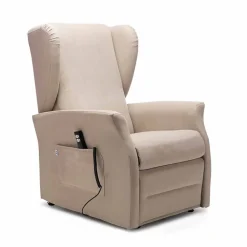 Viadurini Living Aufstehsessel Und Massagesessel-Hebestuhl mit Rädern, Relax Lift mit 2 Motoren, Made in Italy - Daphne