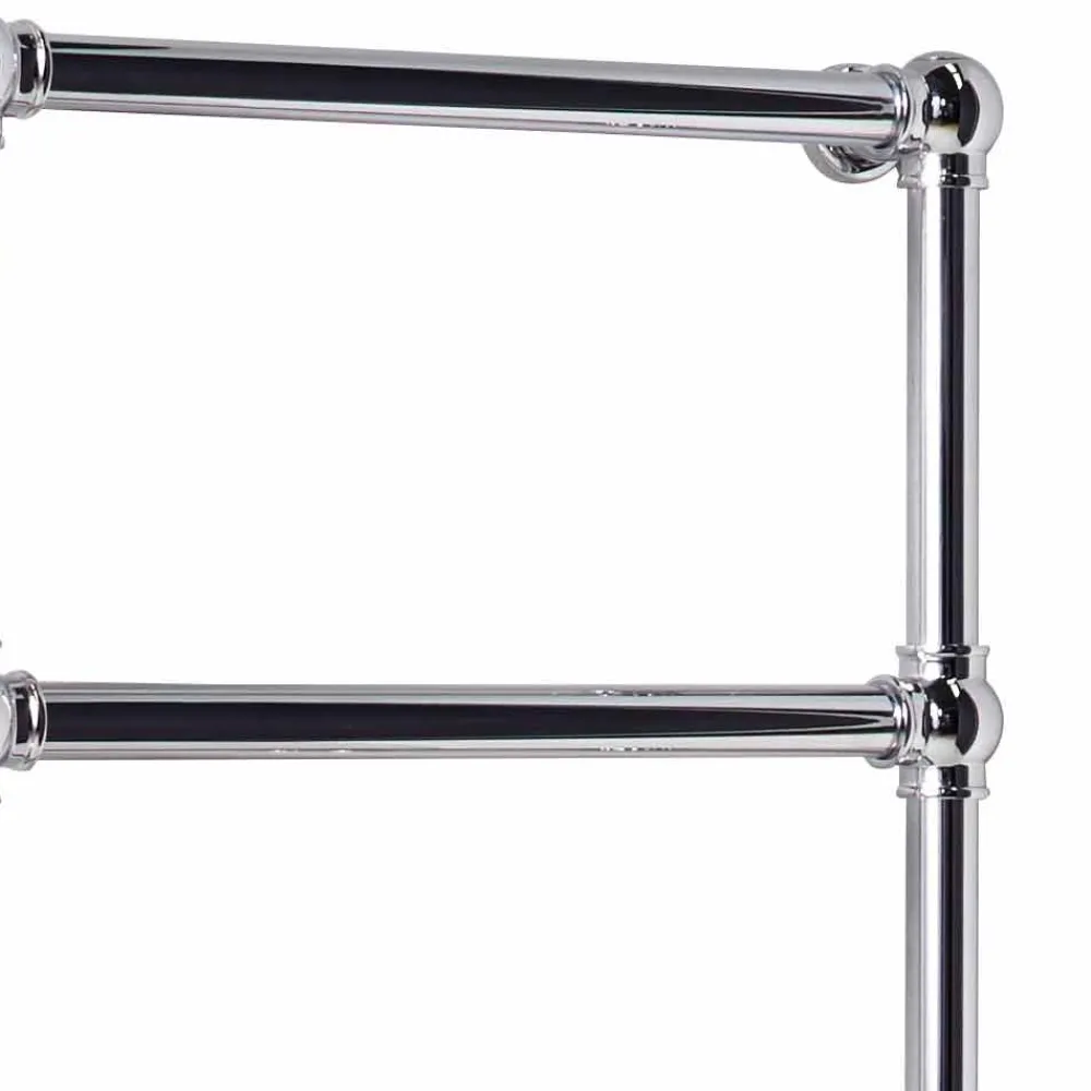 Viadurini Radiators Handtuchheizkörper Elektrisch-Heizkörper Chrom Handtuchwärmer Chrom aus klassischem Messing 200 W - Caesar