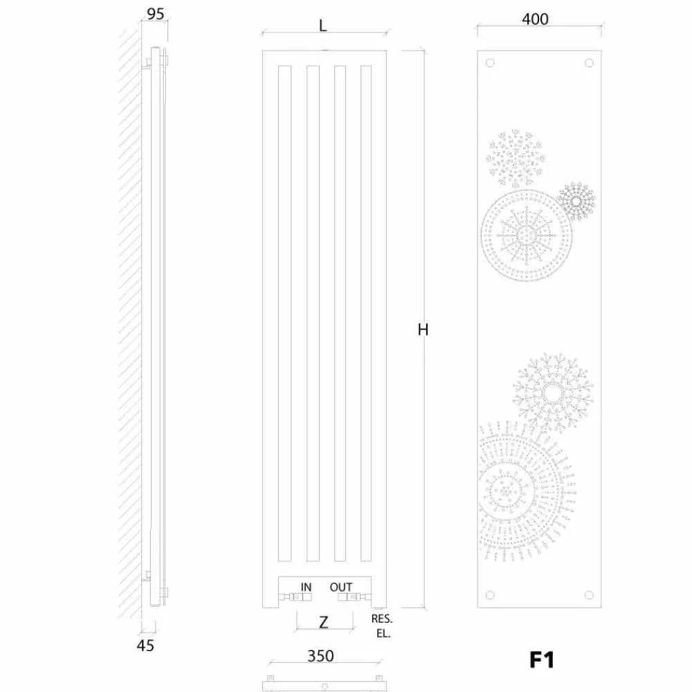 Scirocco H Heizkörper Hydraulisch-Heizkörper hydraulisch mit New Dress Cover von