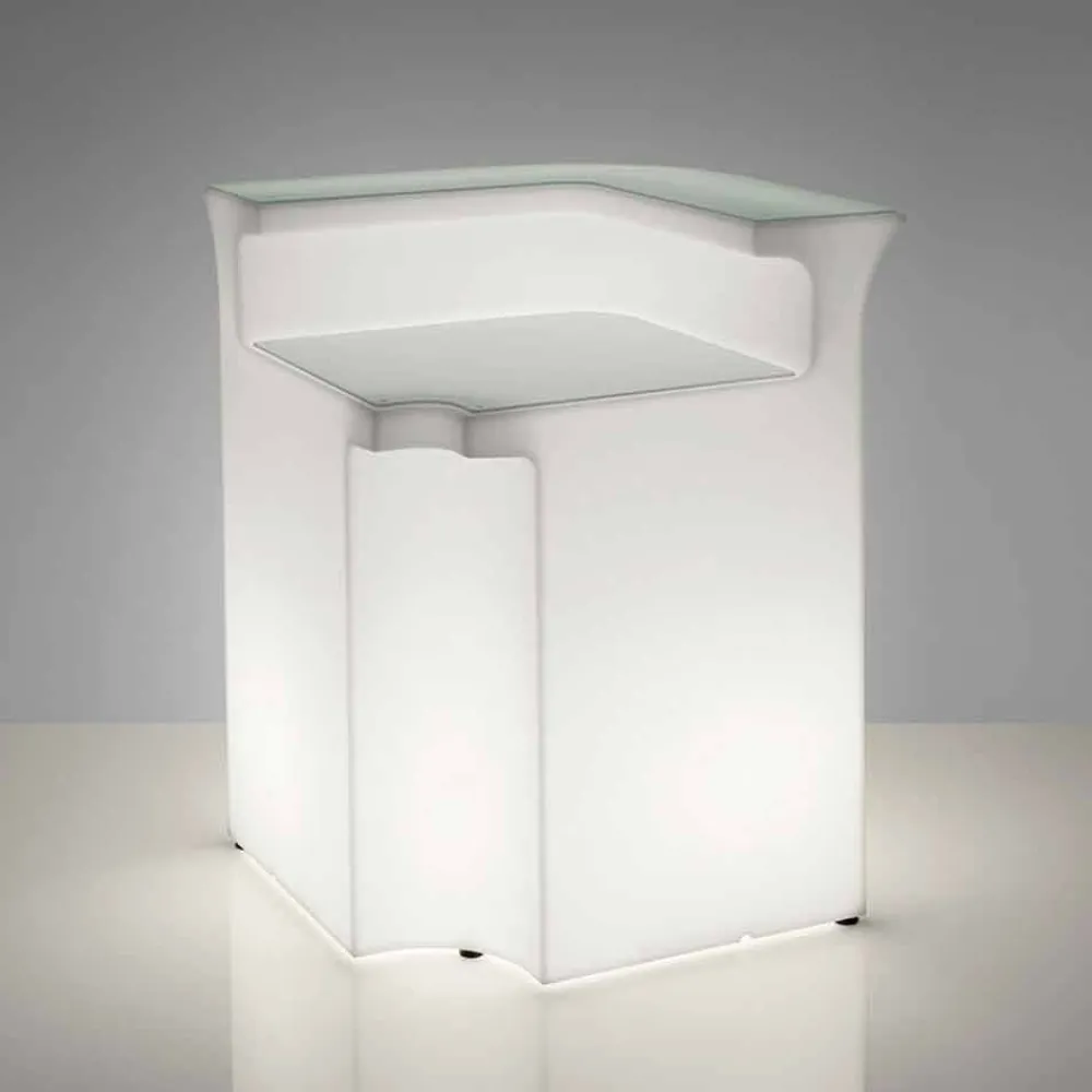 SLIDE Gartenideen|Bartheke Für Zuhause-Helle Bartheke im Außenbereich Break Corner, hergestellt in Italien