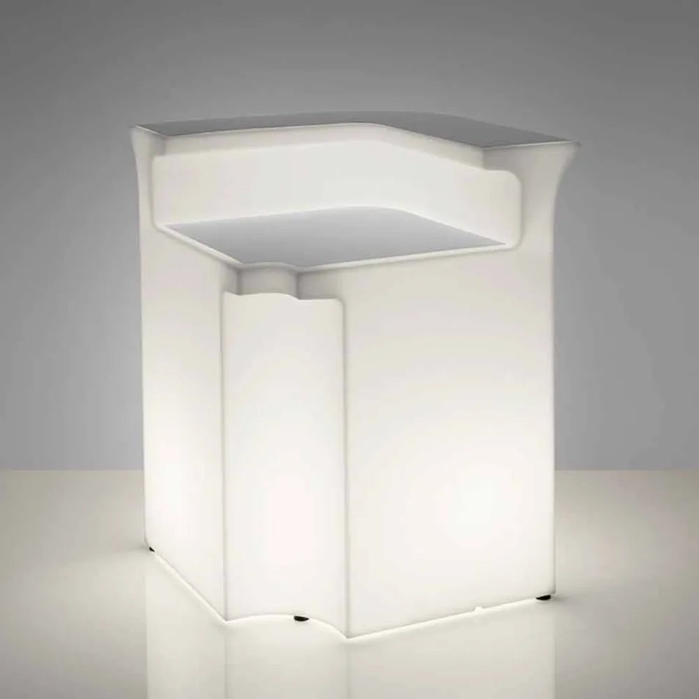 SLIDE Gartenideen|Bartheke Für Zuhause-Helle Bartheke im Außenbereich Break Corner, hergestellt in Italien