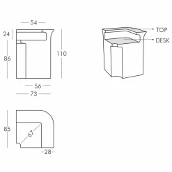 SLIDE Gartenideen|Bartheke Für Zuhause-Helle Bartheke im Außenbereich Break Corner, hergestellt in Italien