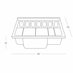SLIDE Gartenideen|Bartheke Für Zuhause-Helle Bartheke im modernen Design Break Line