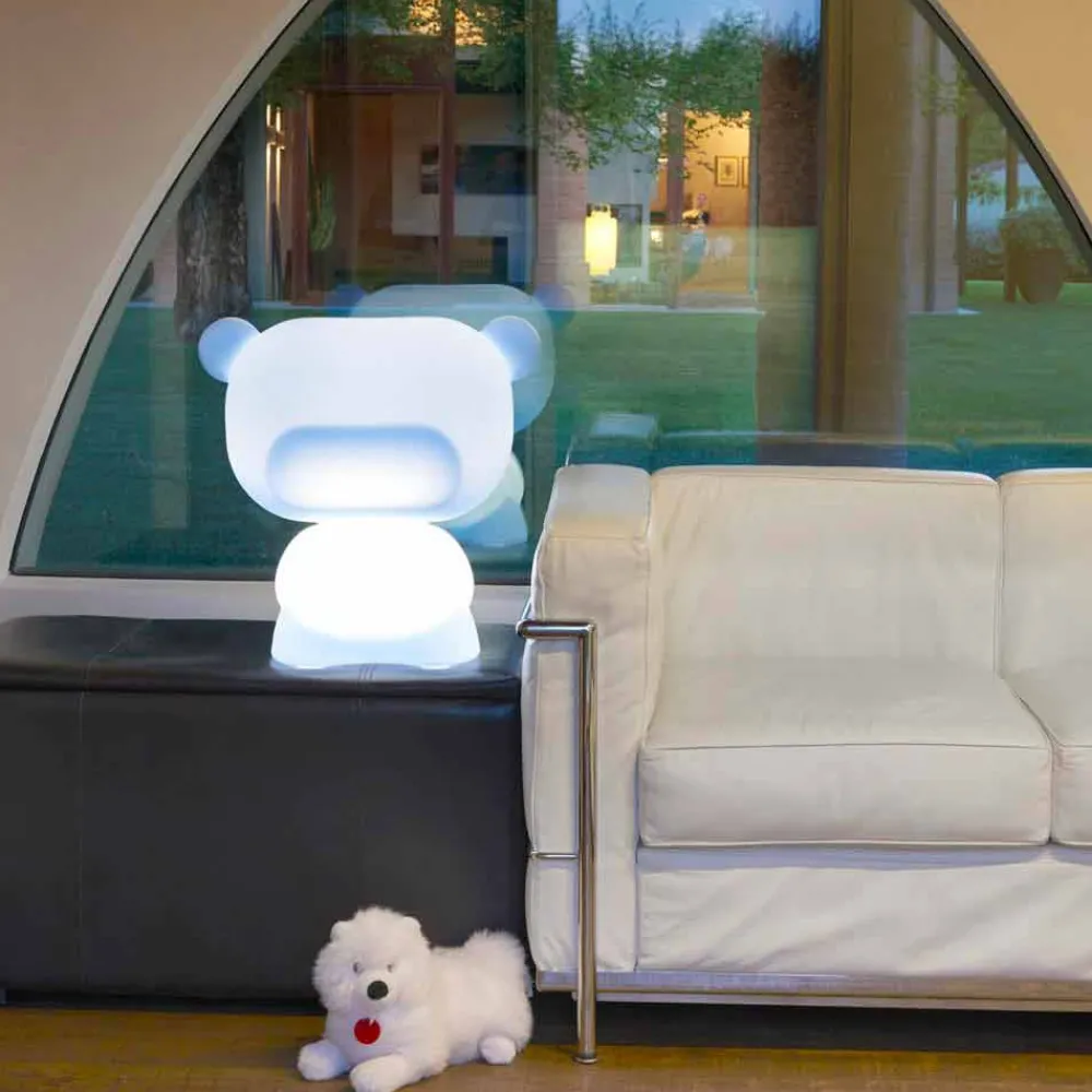 SLIDE Design Tischlampen-Helle bärförmige Tischleuchte Pure, made in Italy